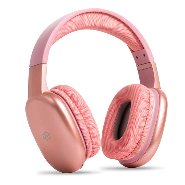 Audífonos inalámbricos On ear | STF Aurum ANC | 8 hrs uso función dual rosa