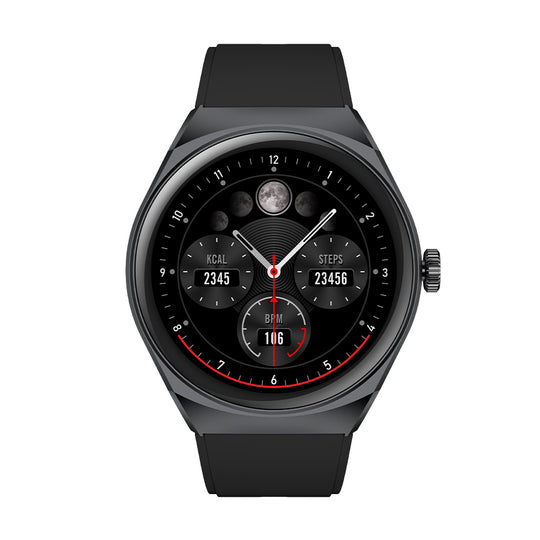 Smartwatch Reloj Inteligente Stf Apparel Correas Extras Color del bisel  Negro/Café