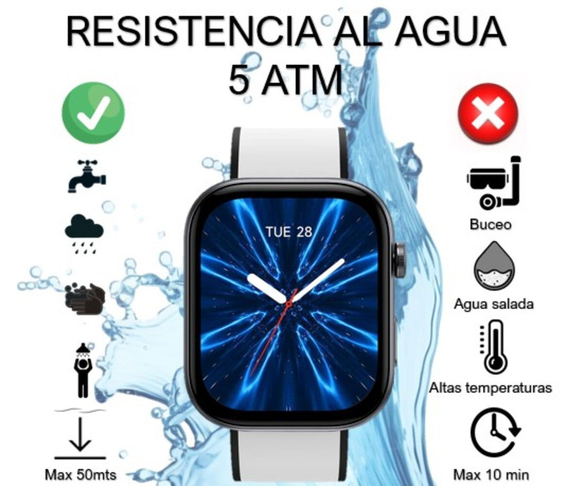 Smartwatch resistente al agua salada sale